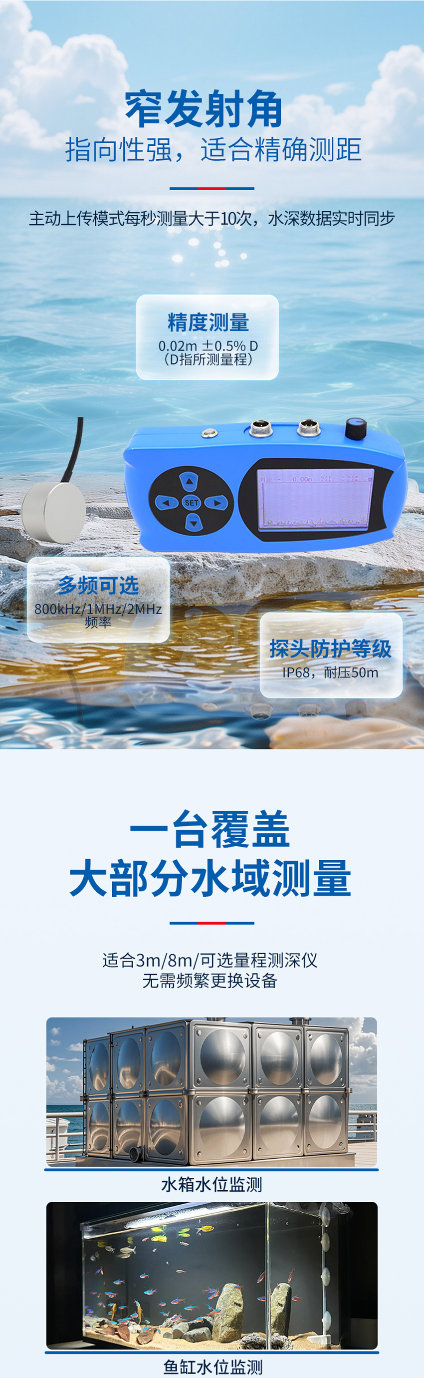 手持式測深儀S20Pro手持式主機+M33貼片式測深儀（探頭鋁合金外殼）_03.jpg