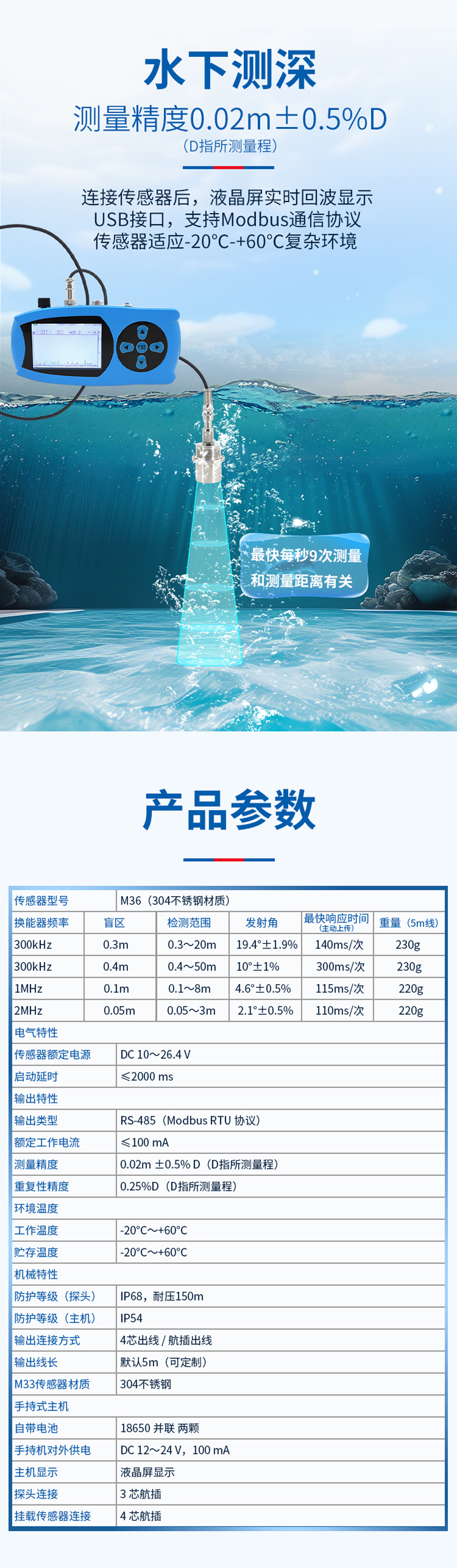 手持式測深儀S20-Pro+M36水下測深儀（304不銹鋼外殼）_02.jpg